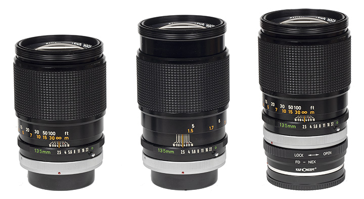 Canon FD 135mm F/2.5 S.C.