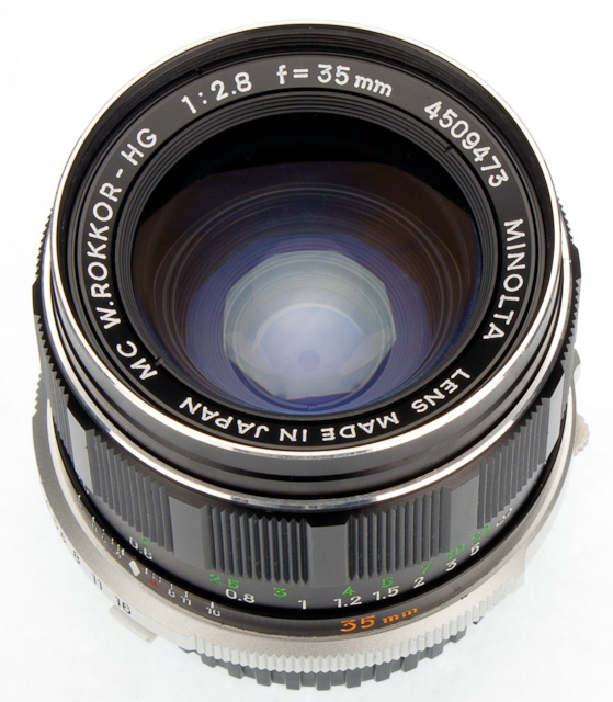 Minolta MC W.Rokkor-HG 35mm F/2.8