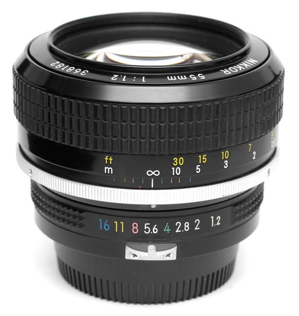 Nikon Nikkor 55mm F/1.2 non-Ai