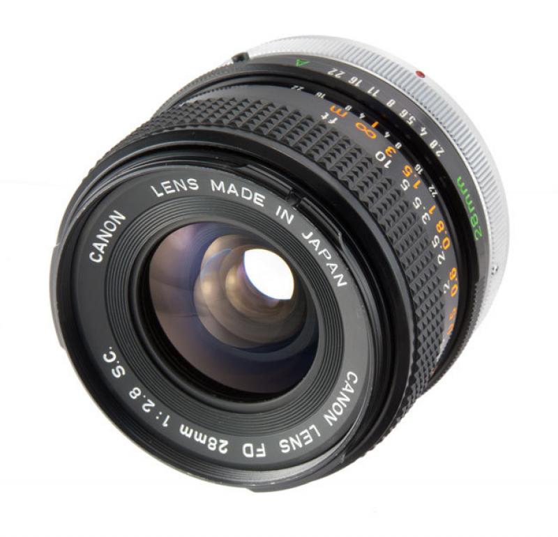 Canon FD 28mm F/2.8 S.C.
