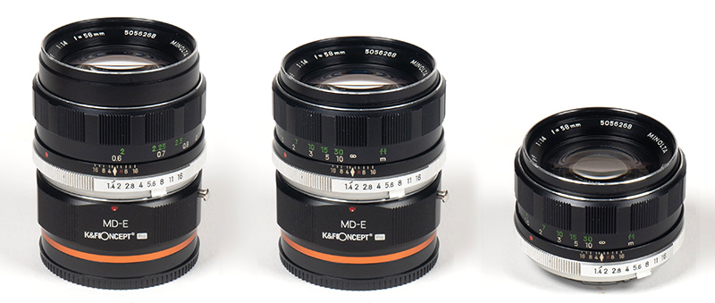 Minolta MC Rokkor-PF 58mm F/1.4