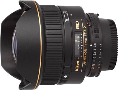 Nikon AF Nikkor 14mm F/2.8 D ED