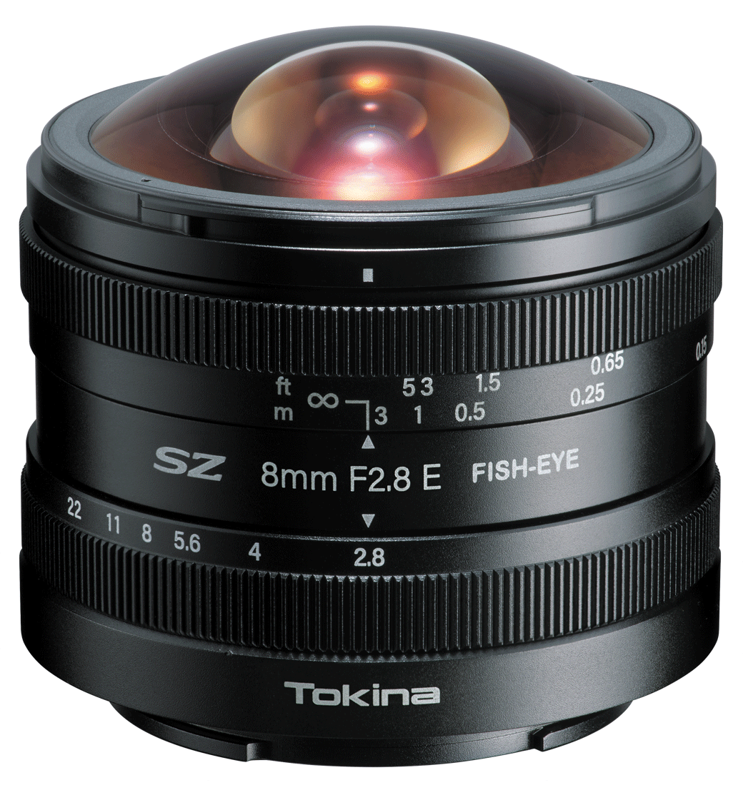 Tokina SZ 8mm F/2.8 E/X/EF-M MF