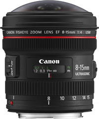 Canon EF 8-15mm F/4 L USM Fisheye