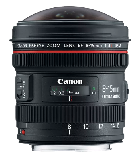 Canon EF 8-15mm F/4 L Fisheye USM