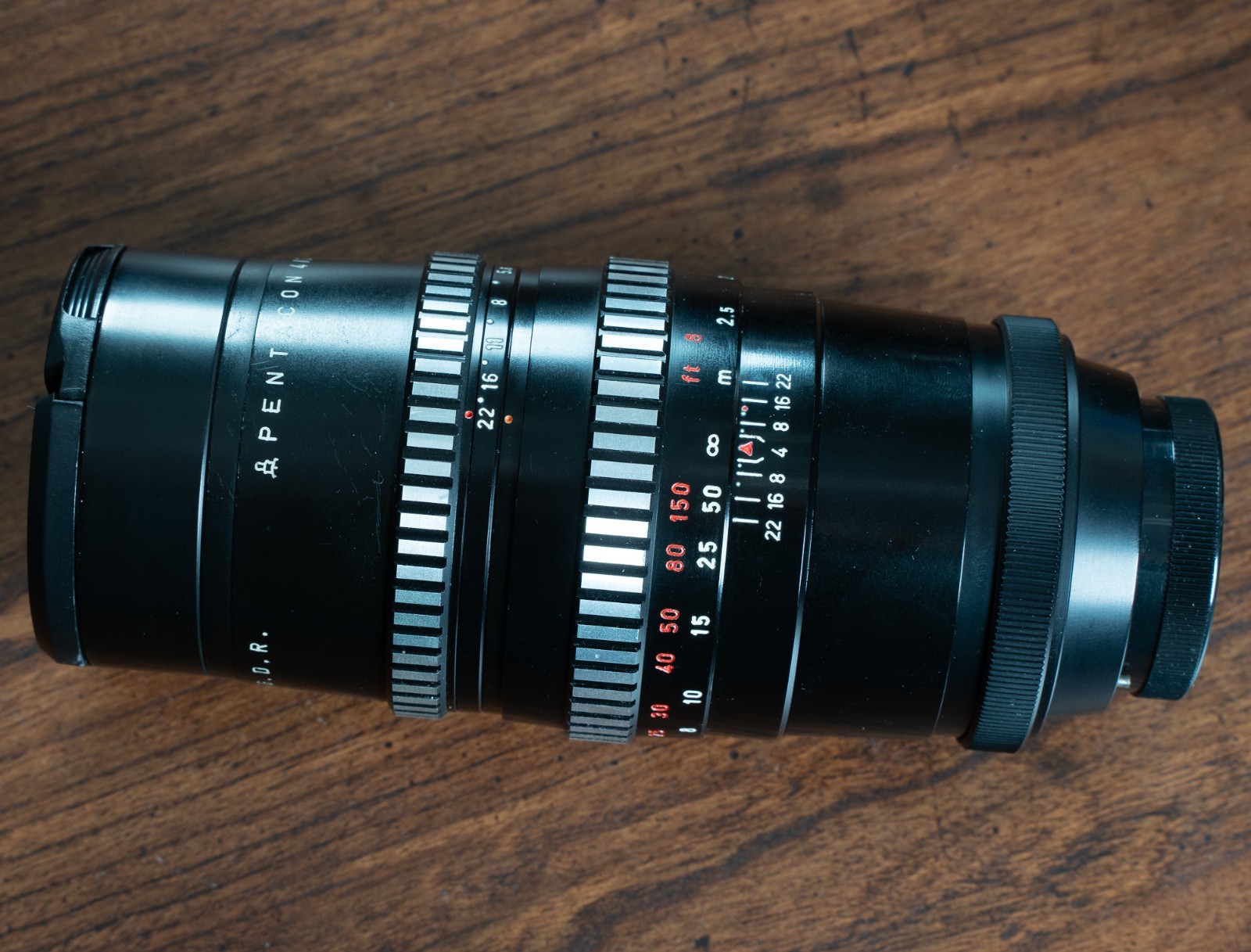 Pentacon 200mm F/4 "Zebra"