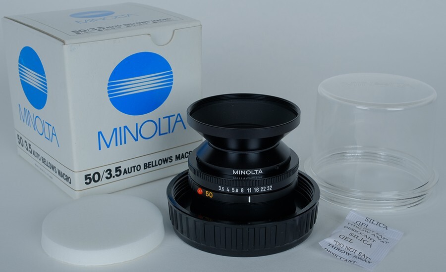 Minolta Auto Bellows Macro 50mm F/3.5