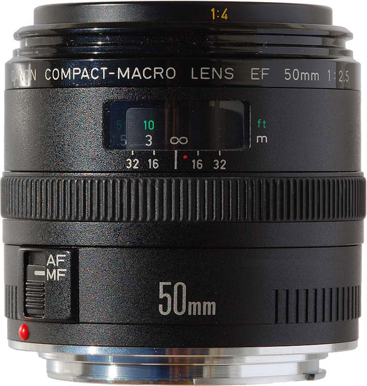 Canon EF 50mm F/2.5 Compact Macro
