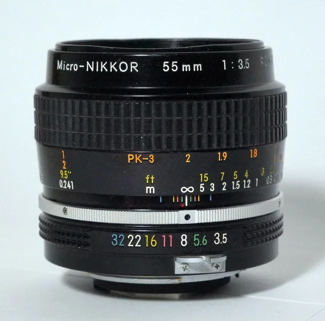 Nikon Micro Nikkor 55mm F/3.5 non-Ai PK-3