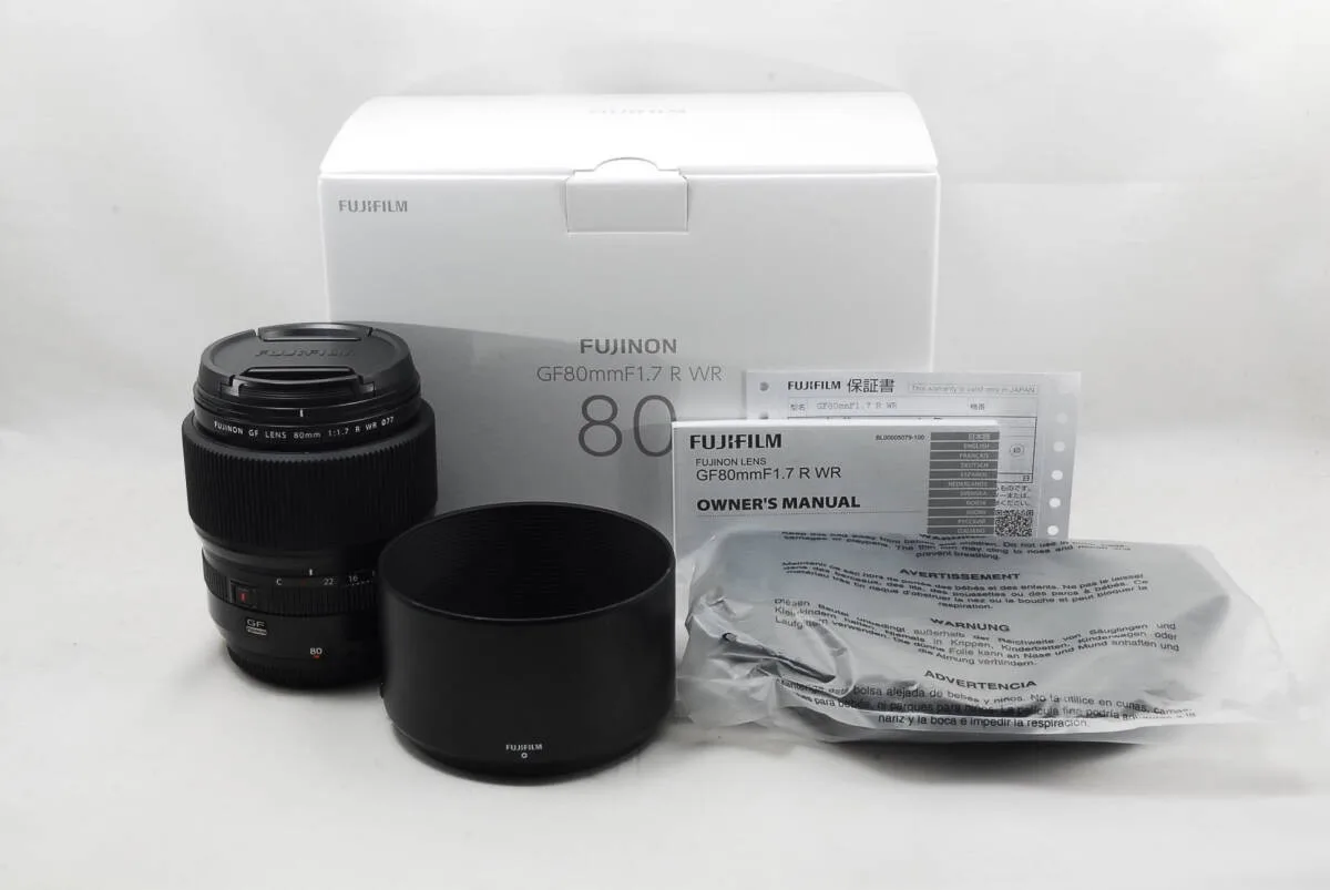 Fujifilm FUJINON GF 80mm F/1.7 R WR