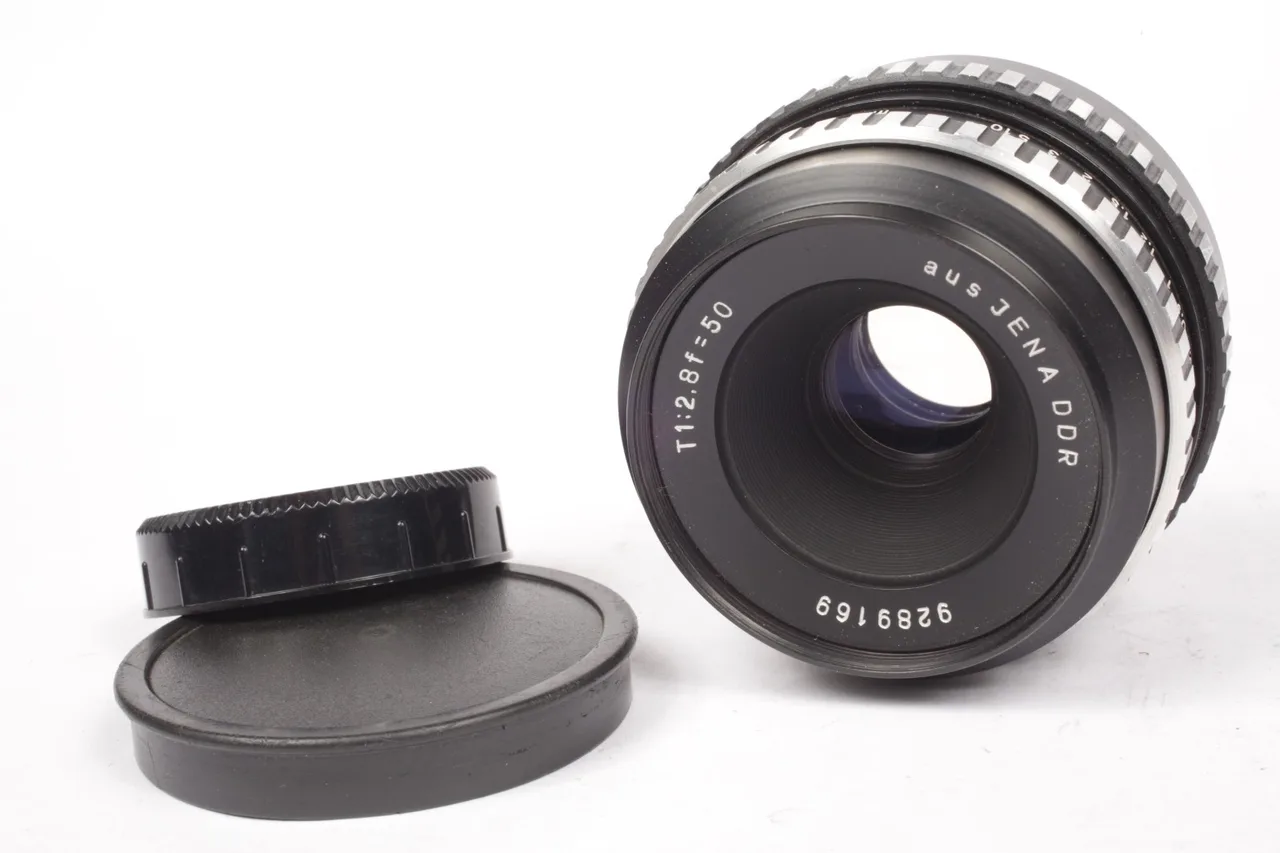 Carl Zeiss Jena DDR Tessar 50mm F/2.8 "Zebra"