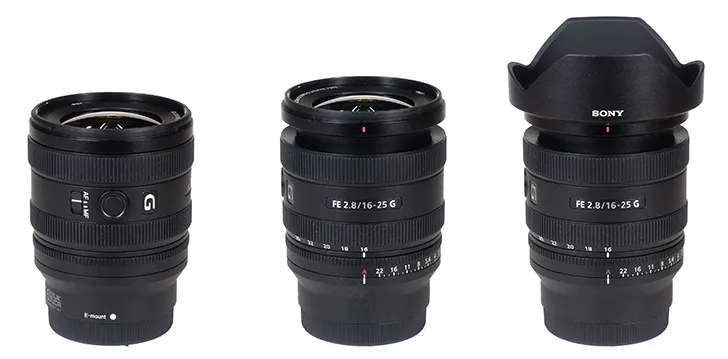Sony FE 16-25mm F/2.8 G