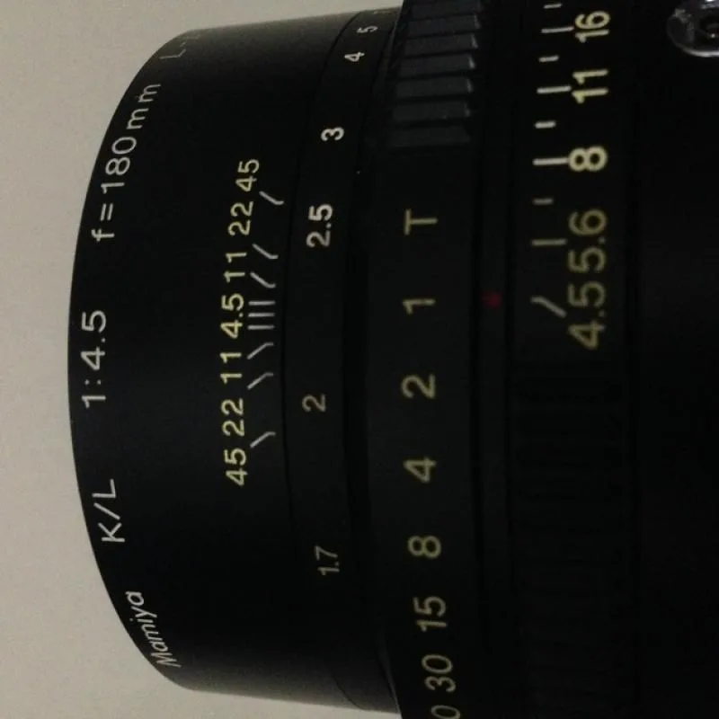 Mamiya Sekor K/L 180mm F/4.5