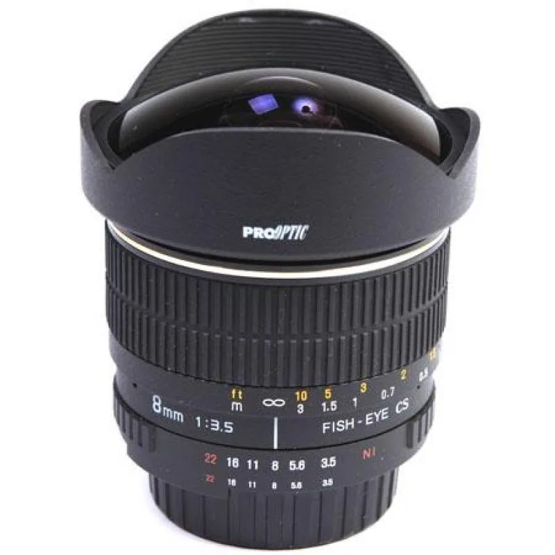ProOptik 8mm F/3.5 Fish-Eye CS