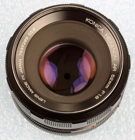 Konica Hexanon AR 52mm F/1.8