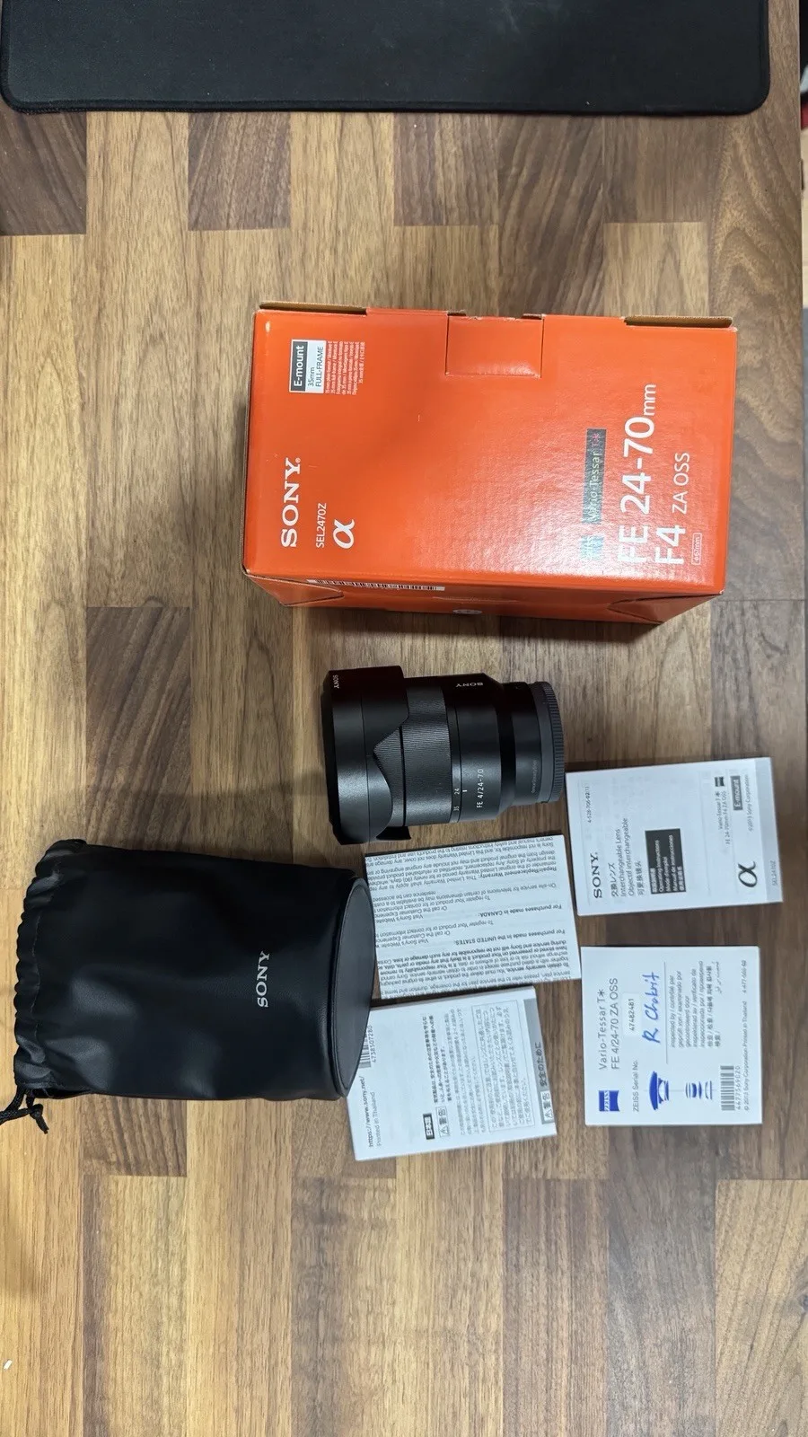 Sony FE ZEISS Vario-Tessar T* 24-70mm F/4 ZA OSS SEL2470Z