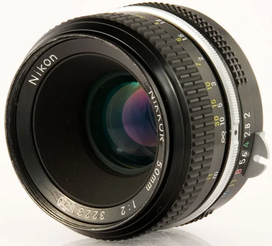 Nikon Nikkor 50mm F/2 non-Ai