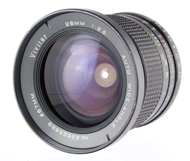 Vivitar 28mm F/2.5 Kino, Kiron