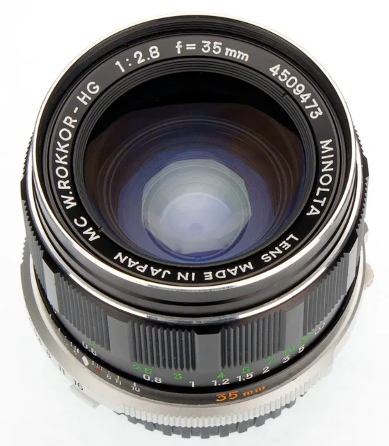 Minolta MC W.Rokkor-HG 35mm F/2.8