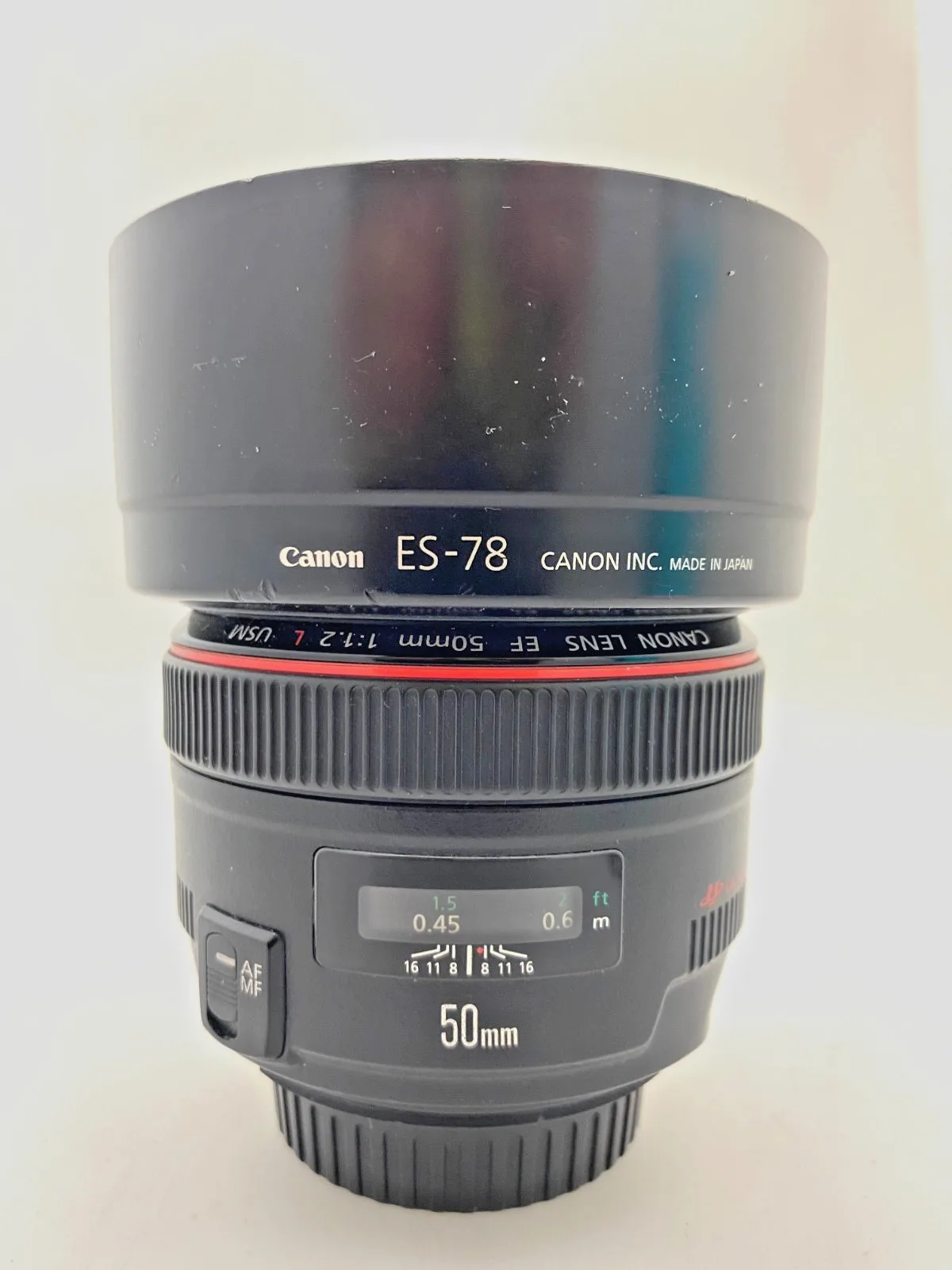Canon EF 50mm F/1.2L USM
