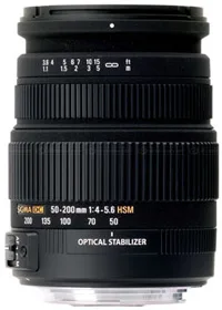 Sigma AF 50-200mm F/4-5.6 DC OS HSM