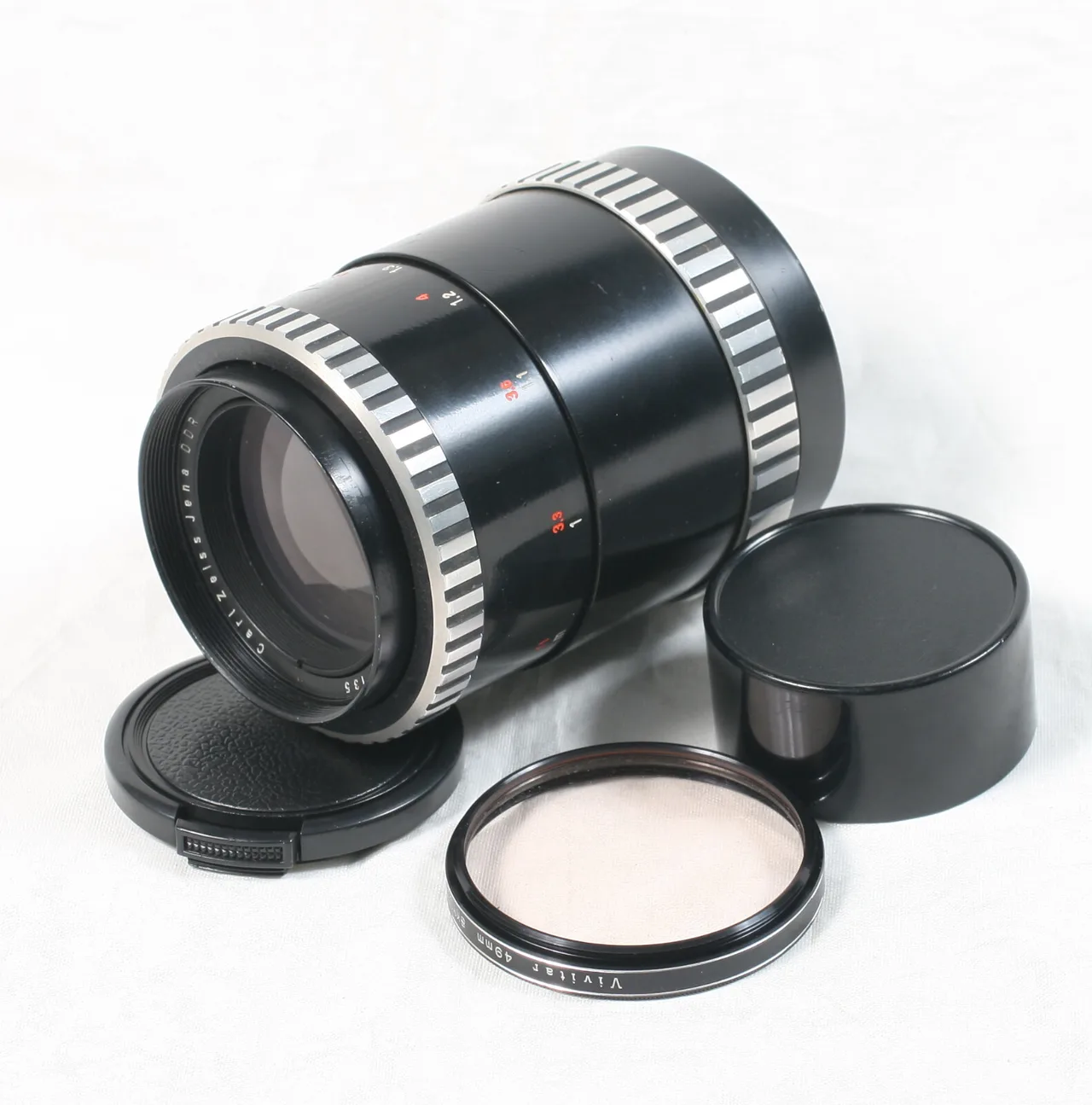 Carl Zeiss Jena DDR Sonnar 135mm F/3.5 "Zebra"