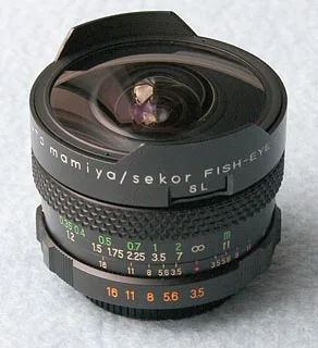 Auto Mamiya/Sekor Fish-eye SX 14mm F/3.5