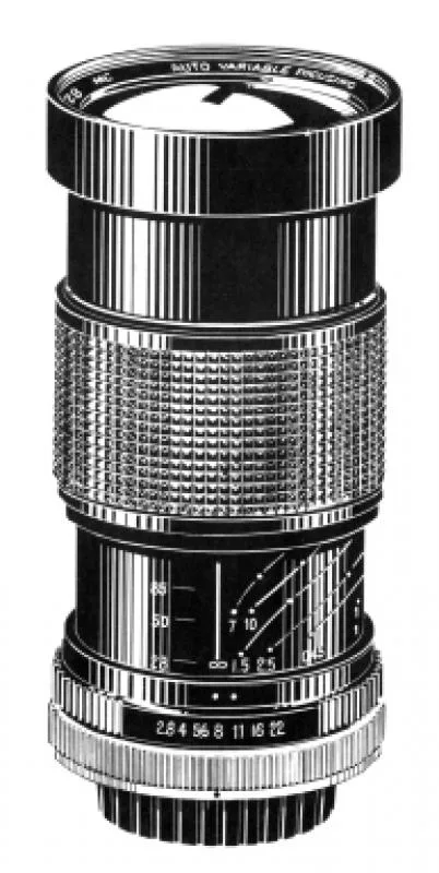 Vivitar 28-85mm F/2.8-3.8 Auto Variable Focusing Lens