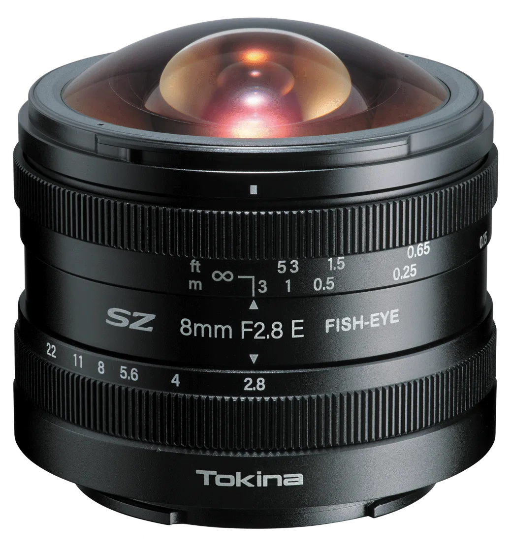 Tokina SZ 8mm F/2.8 E/X/EF-M MF