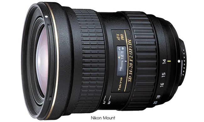 Tokina AT-X 14-20mm F/2 Pro DX