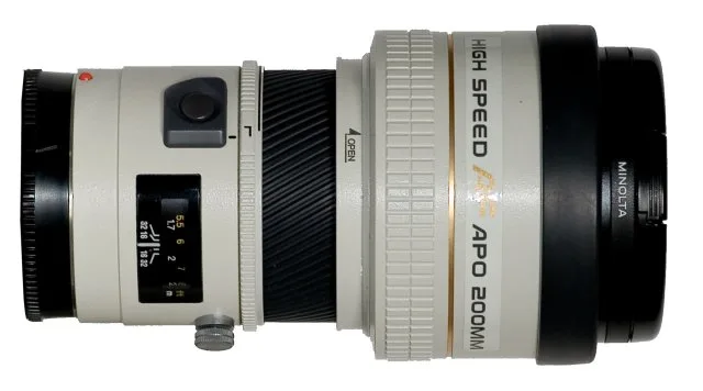 Minolta AF 200mm F/2.8 HS-APO G