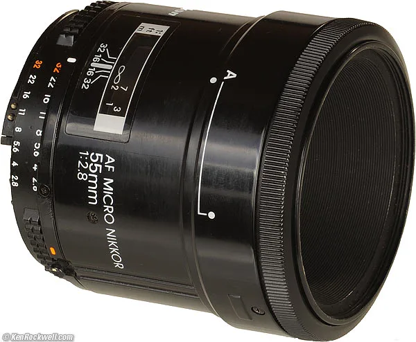 Nikon AF Micro-Nikkor 55mm F/2.8