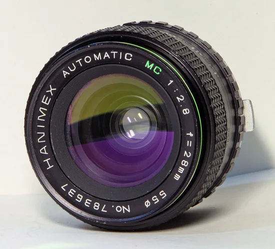 Hanimex 28mm F/2.8 MC Automatic