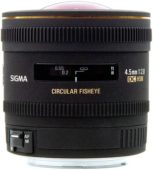 Sigma AF 4.5mm F/2.8 EX DC Circular Fisheye HSM