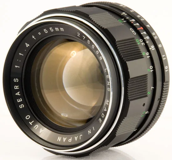 Sears 55mm F/1.4