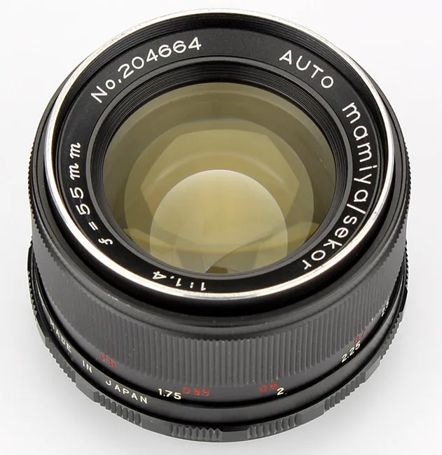 Auto Mamiya/Sekor 55mm F/1.4