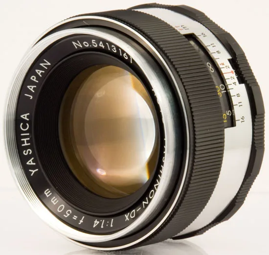 Yashica Yashinon-DX 50mm F/1.4